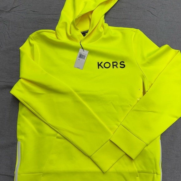 Michael Kors Tops - NWT Michael Kors Vibrant Yellow Hoodie